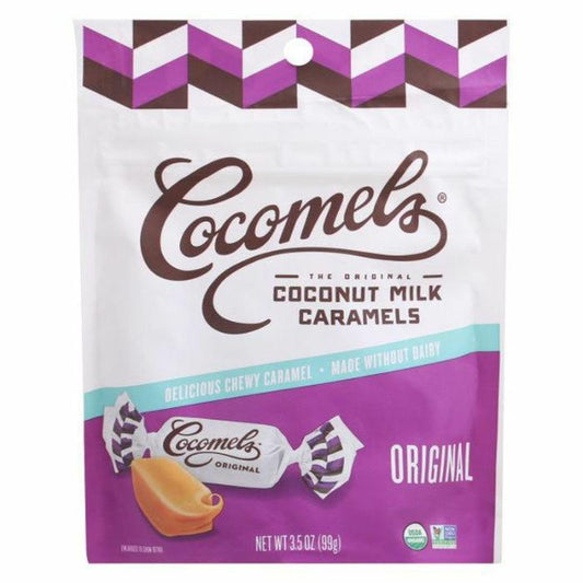 COCOMELS - Caramels Original Pouch Organic 3.5OZ ( Pack of 6)