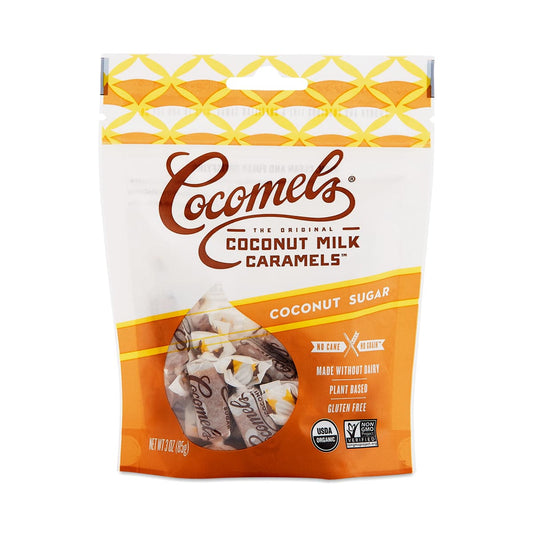 COCOMELS - Organic Coconut Sugar Caramels 3OZ ( Pack of 6)