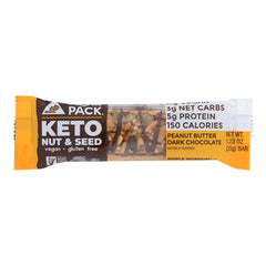 Munk Pack - Keto Nt&sd Peanut Butter Dark Chocolate - 1.23 oz
 | Pack of 12 - PlantX US