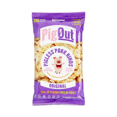 Pigout Vegan Pork Rind Original, 3.5 oz
 | Pack of 12 - PlantX US