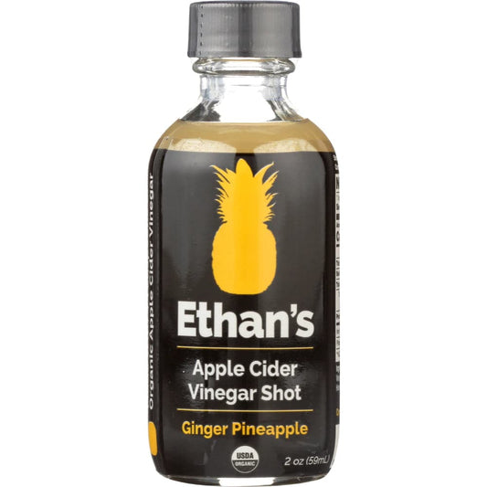 Ethan's - Organic Apple Cider Vinegar Shots Ginger Pineapple