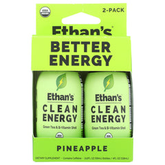 ETHANS - Pineapple Better Clean Energy Shot 2 Pack 4FO ( Pack of 1)