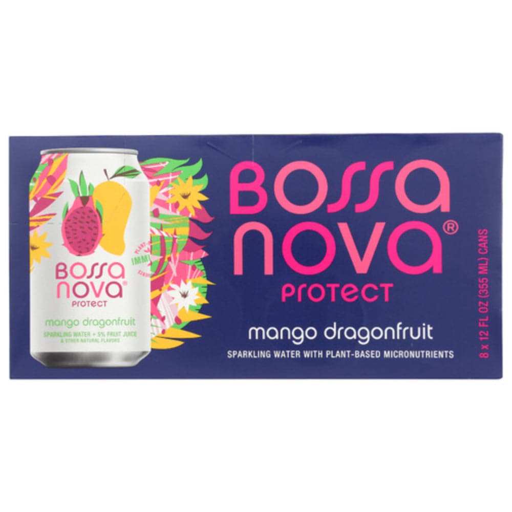 Bossa Nova - Mango Dragonfruit Sparkling Water - Pack of 8 96 FO - (Pack of 3)