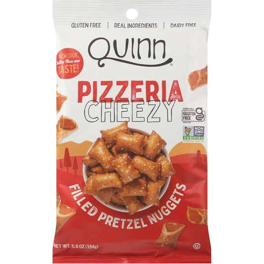 QUINN - Pizzeria Cheezy Filled Pretzel Nuggets 5.8OZ ( Pack of 8)