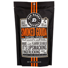 POP DADDY POPCO - Smoked Gouda Pretzels 7.5OZ ( Pack of 12)