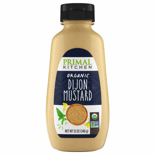 PRIMAL KITCHEN - Organic Dijon Mustard 12OZ ( Pack of 6)