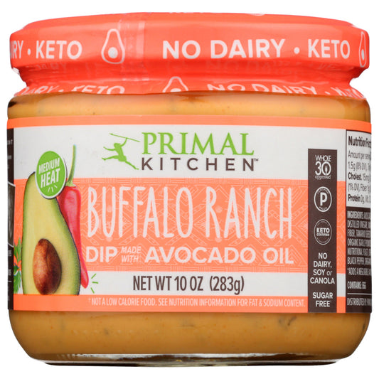 PRIMAL KITCHEN - Buffalo Ranch Dipping Sauce 10OZ ( Pack of 6)