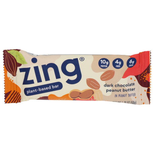 Zing Bars - Dark Chocolate Peanut Butter Protein Bars