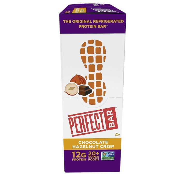 PERFECT FOODS - Crisp Chocolate Hazelnut Bar 2.2OZ ( Pack of 8)