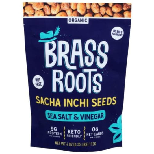 Brass Roots - Sea Salt Vinegar Sacha Inchi Seeds