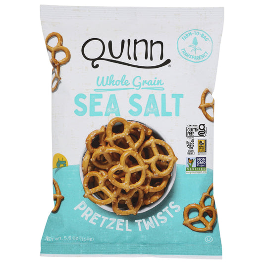 QUINN - Sea Salt Pretzel Twists 5.6OZ ( Pack of 8)
