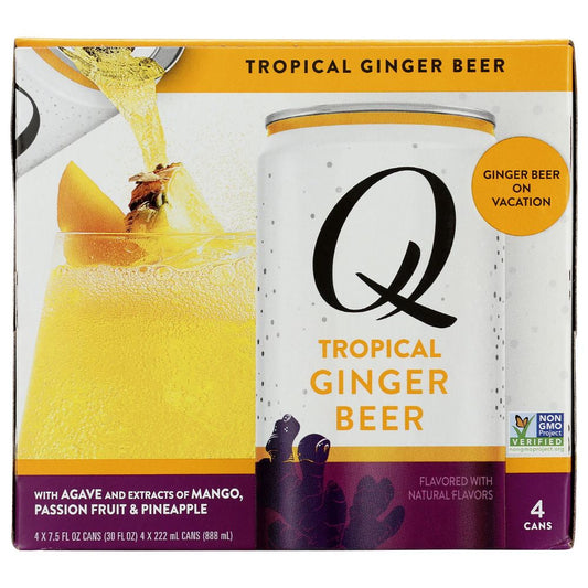 Q TONIC - Ginger Tropical Beer 30FO ( Pack of 6)