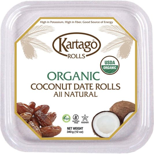 Kartago Rolls - Organic Coconut Date Rolls All Natural