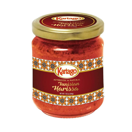 Kartago - Tunisian Spicy Harissa Sauce  Smoky Hot Chili Pepper Paste