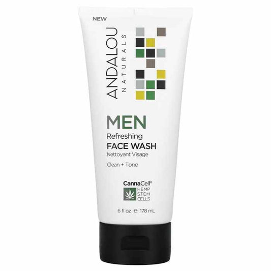 ANDALOU NATURAL - Refreshing Face Wash for Men 6FO ( Pack of 1)