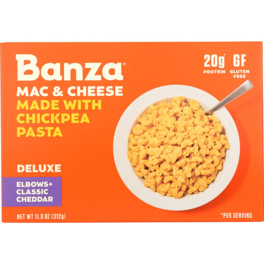 BANZA - Deluxe Cheddar Mac & Cheese 11 OZ - Pack of 6