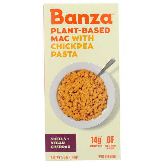 BANZA - Shells Mac & Cheese Cheddar 5.5OZ ( Pack of 6)