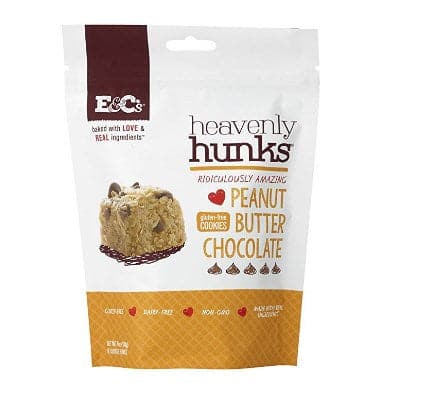 Heavenly Hunks Gluten Free Cookie Peanut Butter Chocolate - 6.0 Oz
 | Pack of 6 - PlantX US