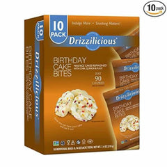 DRIZZILICIOUS - Birthday Cake Drizzle Bites 0.74OZ ( Pack of 6)