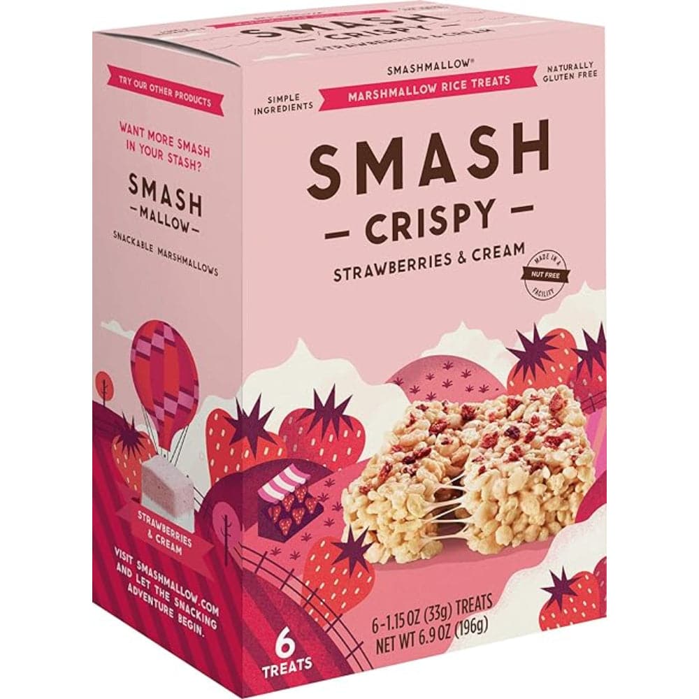 Smashmallow - Smash Crispy Marshmallow Rice Treats - 6.9oz