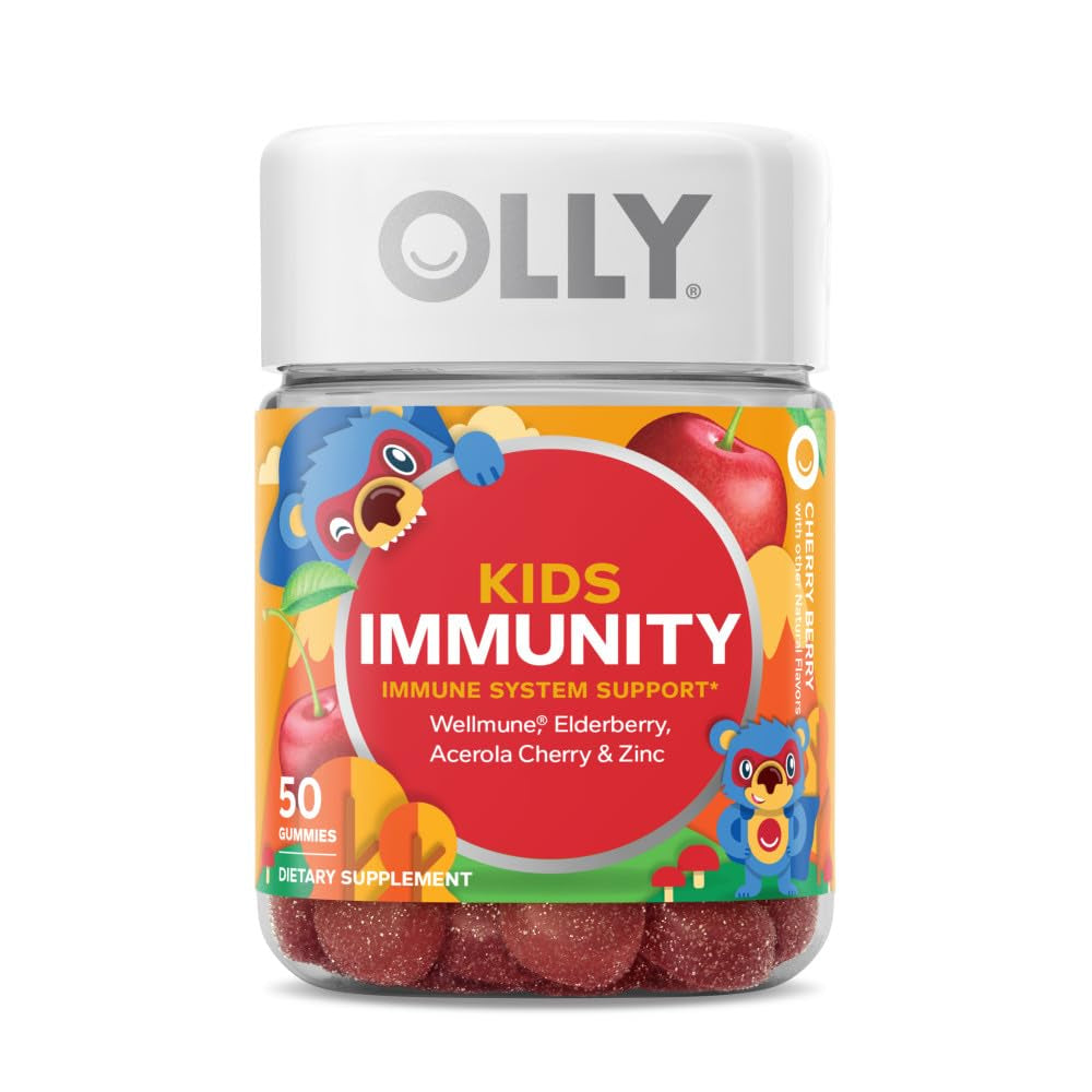 OLLY - Kids Immunity Support Gummy Supplements 50PC ( Pack of 1)