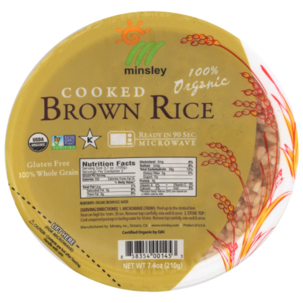 Minsley - Organic Steamed Brown Rice Bowl