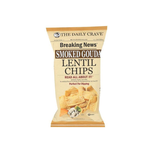 THE DAILY CRAVE - Smoked Gouda Flavored Lentil Chips