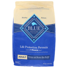 BLUE BUFFALO - Chicken & Brown Rice Dog Food 15LB ( Pack of 1)