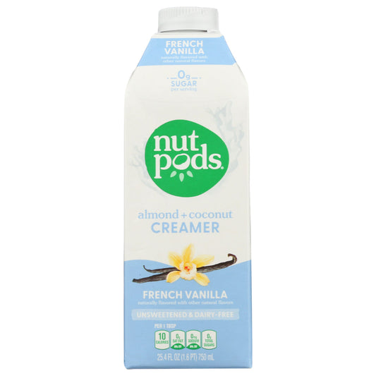 NUTPODS - Creamer Almond Coconut French Vanilla Unsweetened 25.4FO ( Pack of 6)