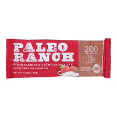 Paleo Ranch - Strawberries & Crème High Skinny Protein Paleo Protein Bars