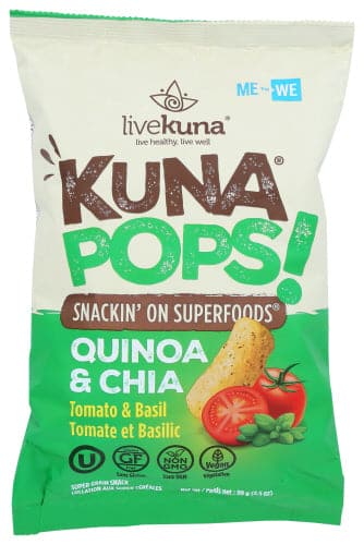 Kuna Pops: Snacks Tomato And Basil, 3.5 Oz

 | Pack of 10 - PlantX US