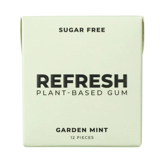 Refresh Gum - Gum Garden Mint Sugar Free Chewing Gum 12 PC - Pack of 12