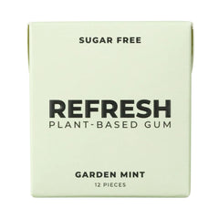 Refresh Gum - Gum Garden Mint Sugar Free Chewing Gum 12 PC - Pack of 12