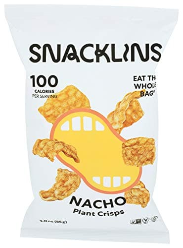 Snacklins Nacho Plant Crisps 3oz
 | Pack of 12 - PlantX US