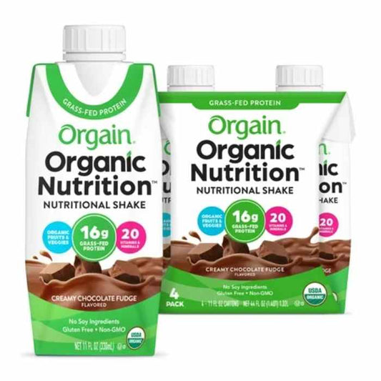 ORGAIN - Organic Protein Ready-to-Drink Chocolate 44FO ( Pack of 3)