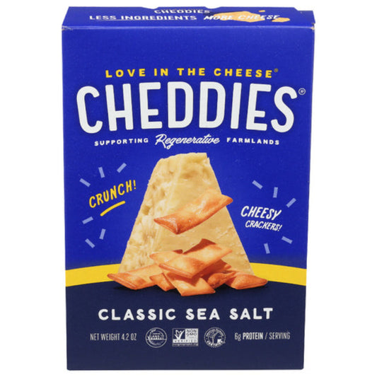 CHEDDIES - Classic Cheddar Crackers 4.2OZ ( Pack of 6)
