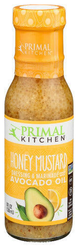 PRIMAL KITCHEN - Honey Mustard Vinaigrette Dressing 8OZ ( Pack of 6)