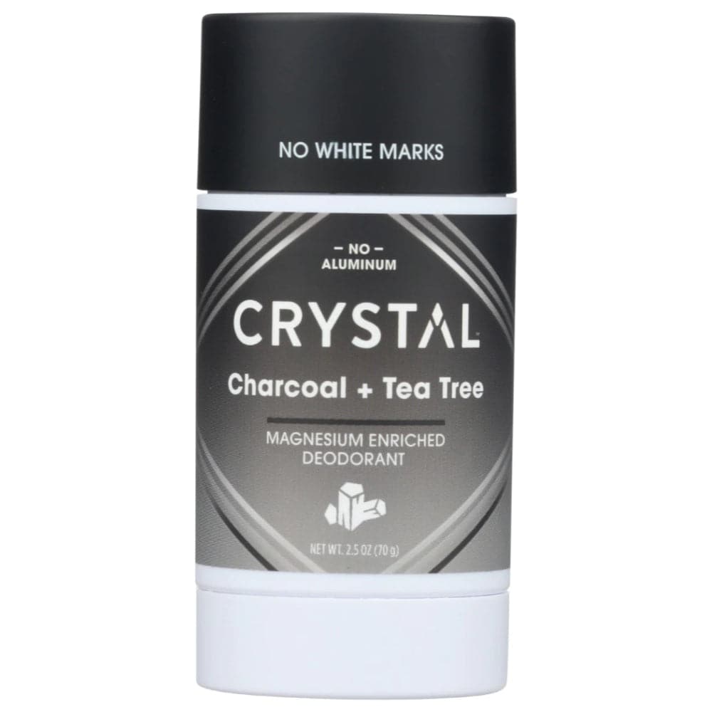 Crystal - Enriched Deodorant Charcoal + Tea Tree