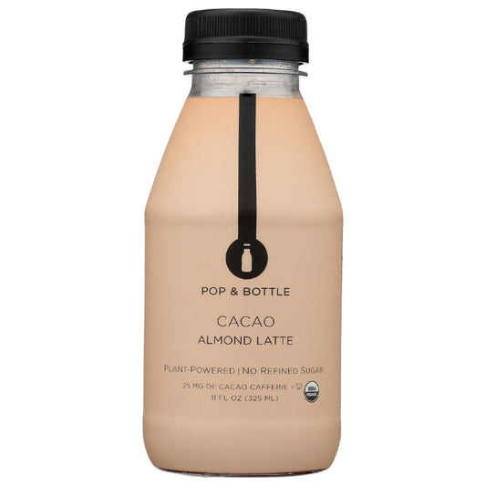 POP AND BOTTLE - Organic Cacao Almond Milk 11fo, (Pack of - 6 )