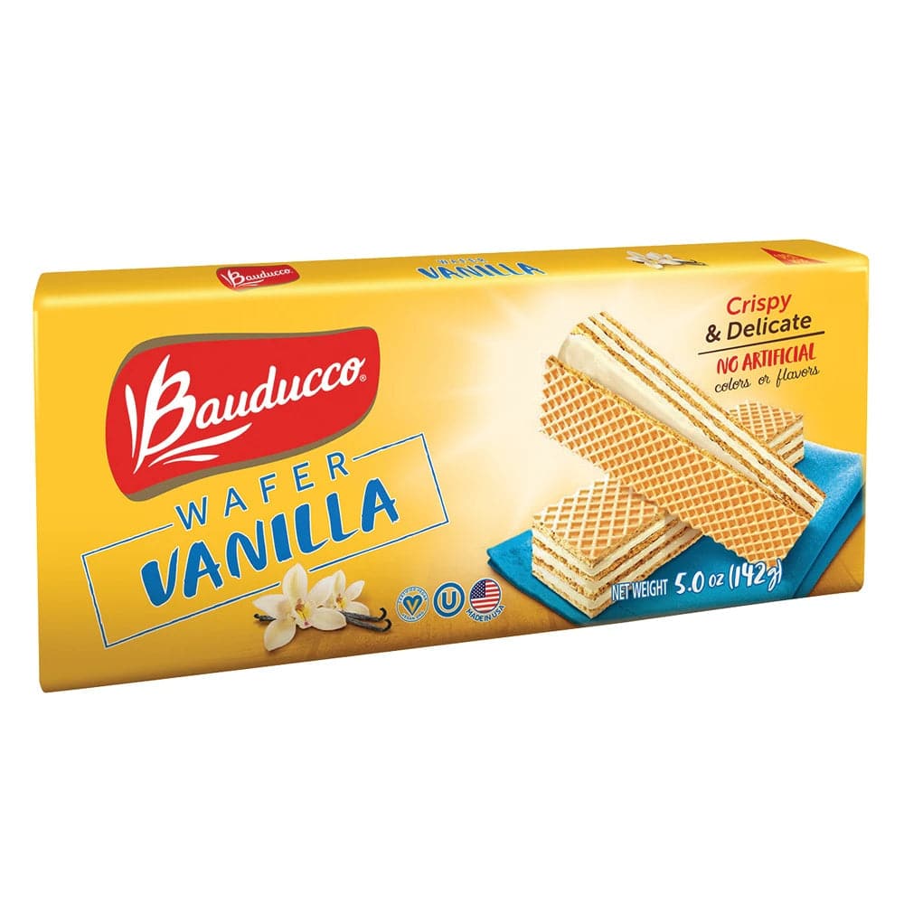 Bauducco - Cookie Wafer Vanilla 5 OZ - Pack of 18