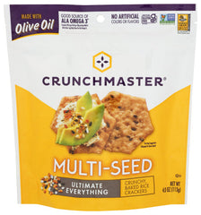 CRUNCHMASTER - Multi-Seed Everything Crackers 4OZ ( Pack of 12)