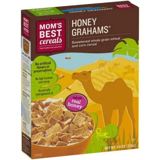 MOMS BEST - Honey Graham Cereal 11.5OZ ( Pack of 8)