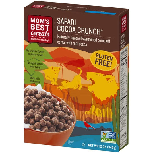 Moms Best - Safari Cocoa Crunch Cereal, 12 Oz