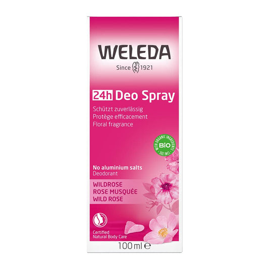 WELEDA - Wild Rose 24h Deodorant Spray 3.4FO ( Pack of 1)
