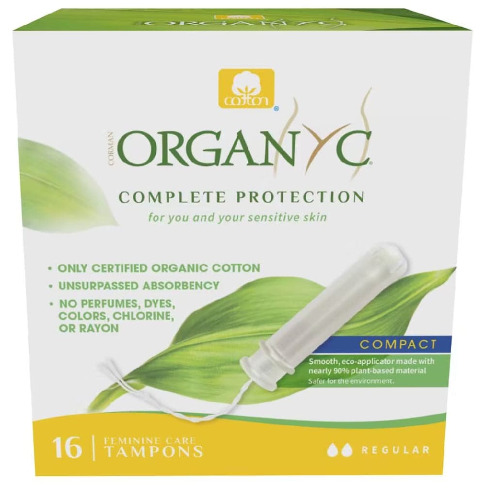 Organyc - Tampon Regular Eco Applicator 16 PC - Pack of 1