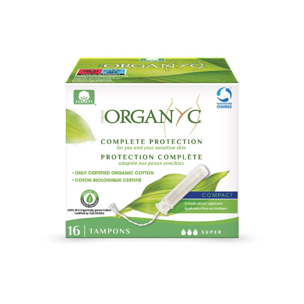 Organyc - Tampon Super Eco Applicator 16 PC - Pack of 1