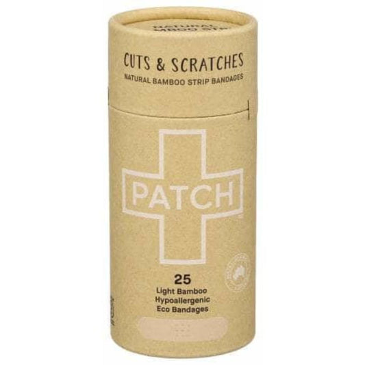 PATCH - Natural Bamboo Strip Bandages 25PC ( Pack of 3)