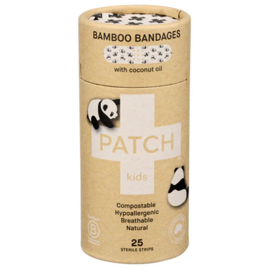 PATCH - Natural Coconut Oil Bamboo Strip Bandages 25PC ( Pack of 3)