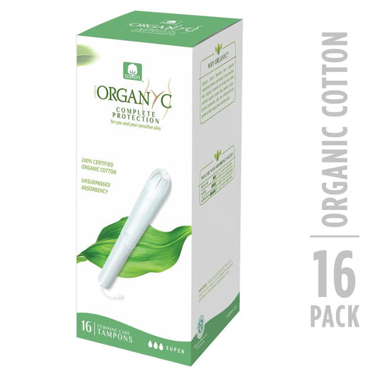 Organyc - Tampon Applicator Super Organic Regular 16 PC - Pack of 6