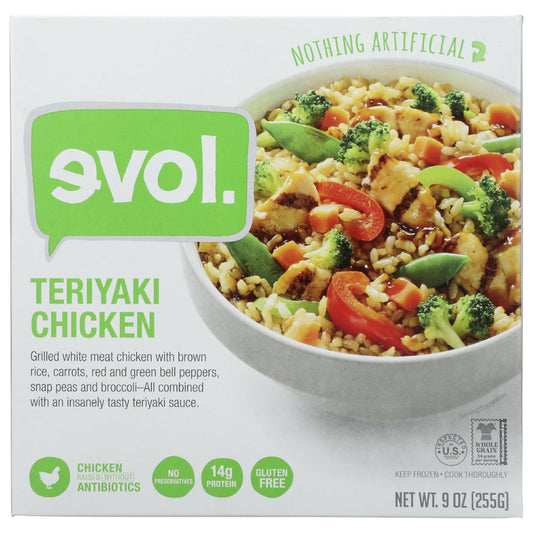EVOL - Teriyaki Chicken 9OZ ( Pack of 8)